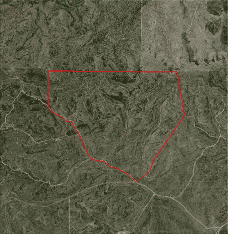 1150 Acre Ranch Kinney Aerial Map