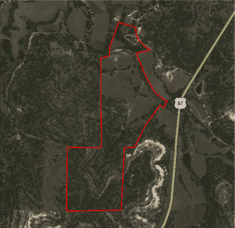 234 Acre Ranch Kendall Aerial Map
