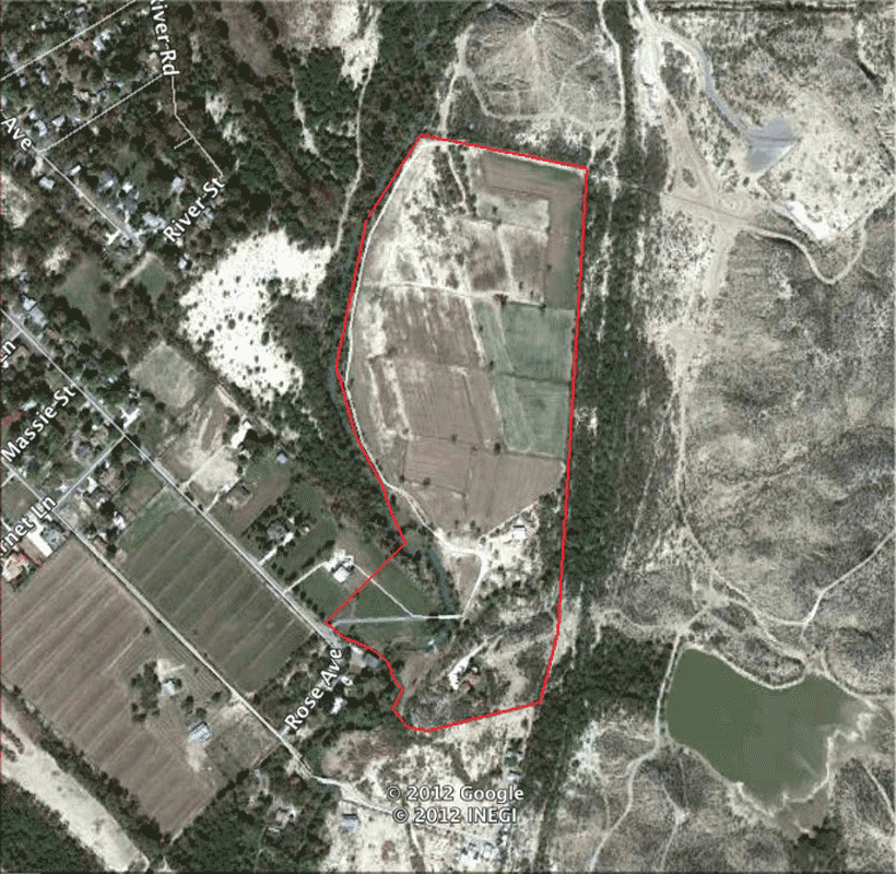 50 Acre Ranch Val Verde Aerial Map