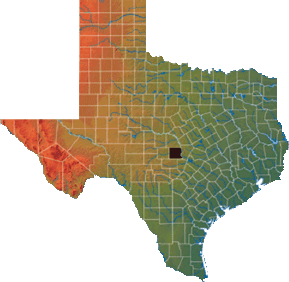 Llano county water resourse map