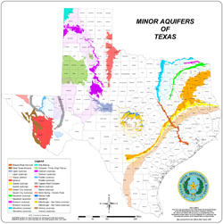 Texas Minor Aquifers.